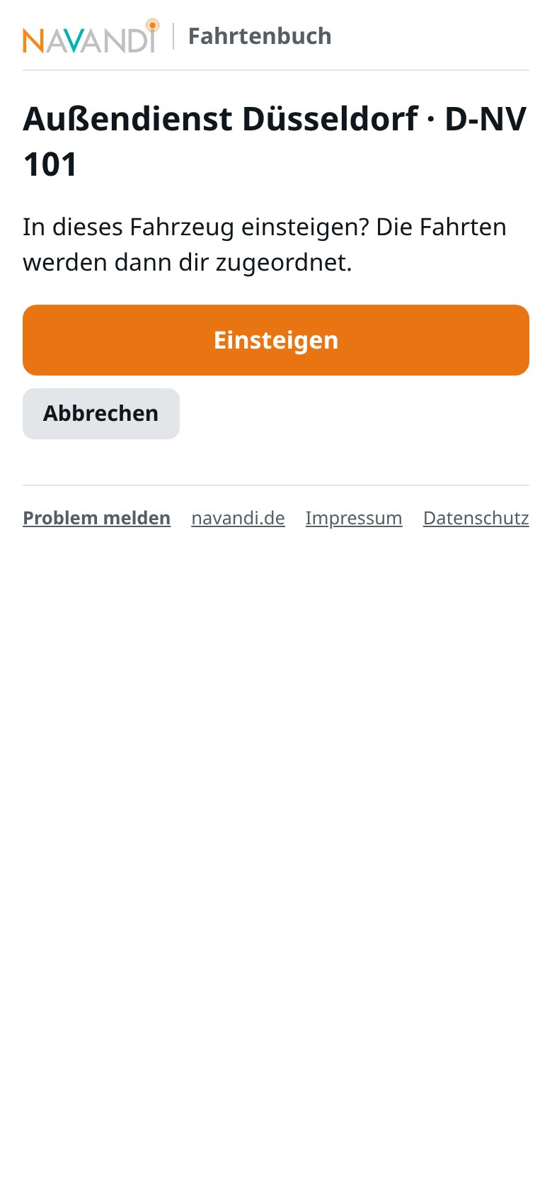 Einsteigen per QR-Code